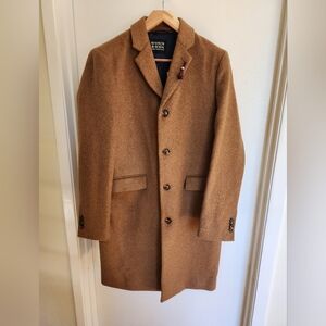 Scotch & Soda Men's Tan Wool Coat